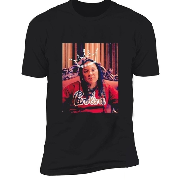 Tops - Dawn Staley The Queen Carolina Photo Tshirts
